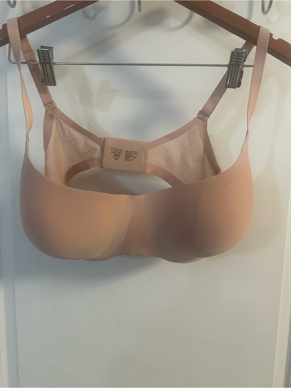 Soma Smooth Nude T-Shirt Bra - Light Beige